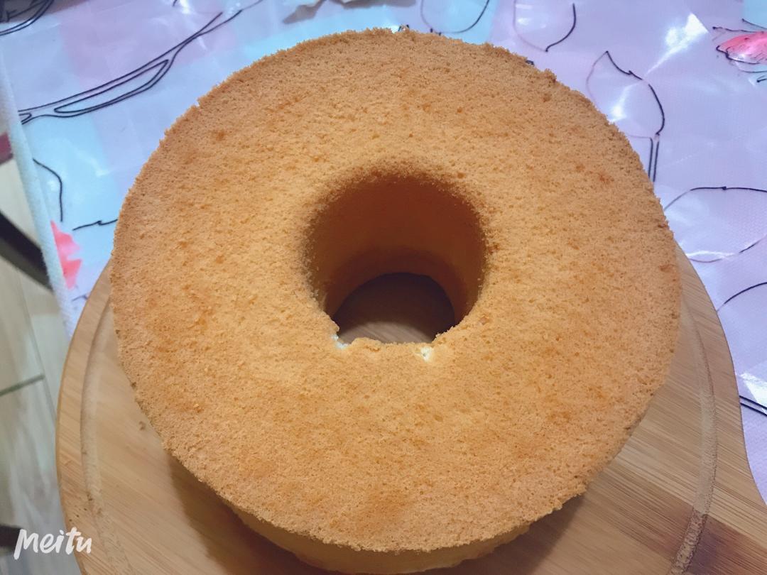 经典戚风——拜拜蛋糕（中空、圆模均可）
