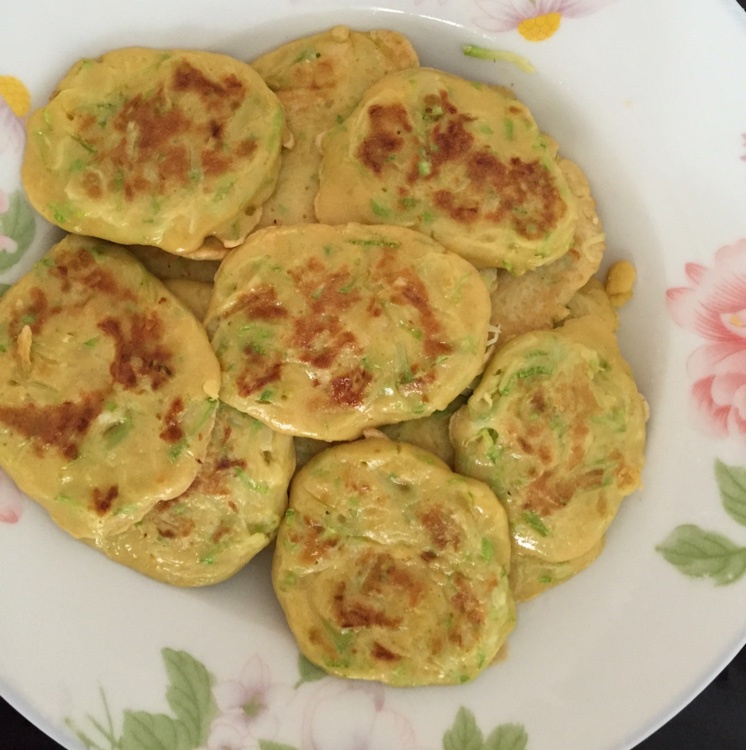 %￥7做的西葫芦小煎饼