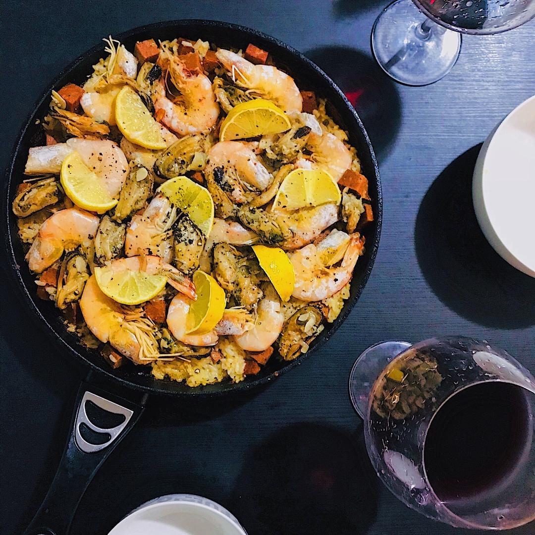 【曼食慢语】Seafood Paella 西班牙海鲜饭