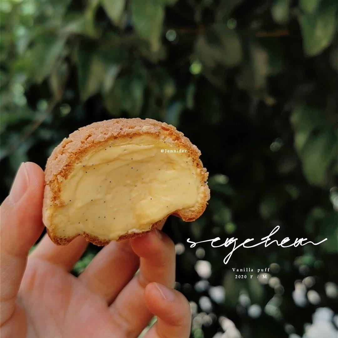 一口就爆浆的卡士达酥皮泡芙