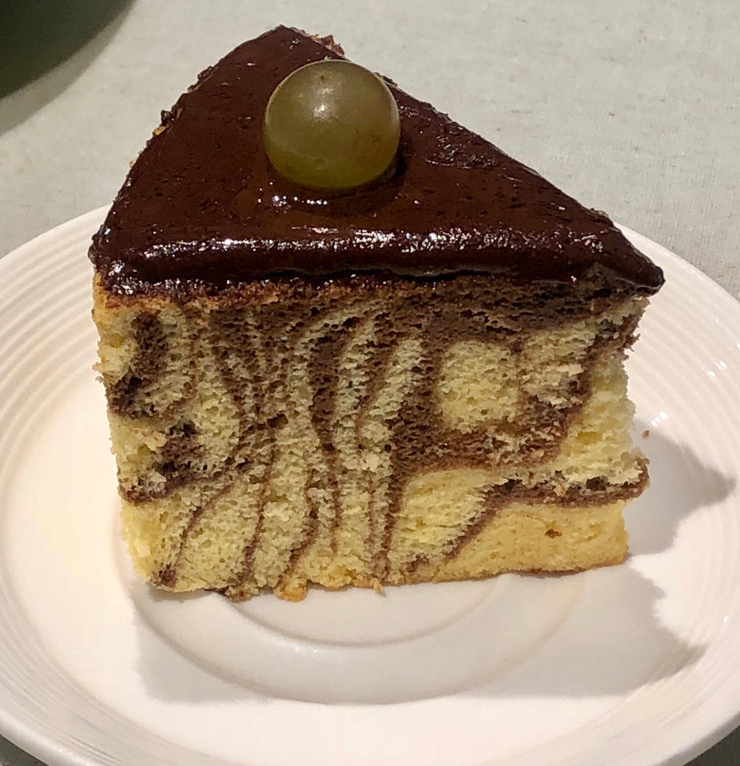 斑马纹戚风蛋糕