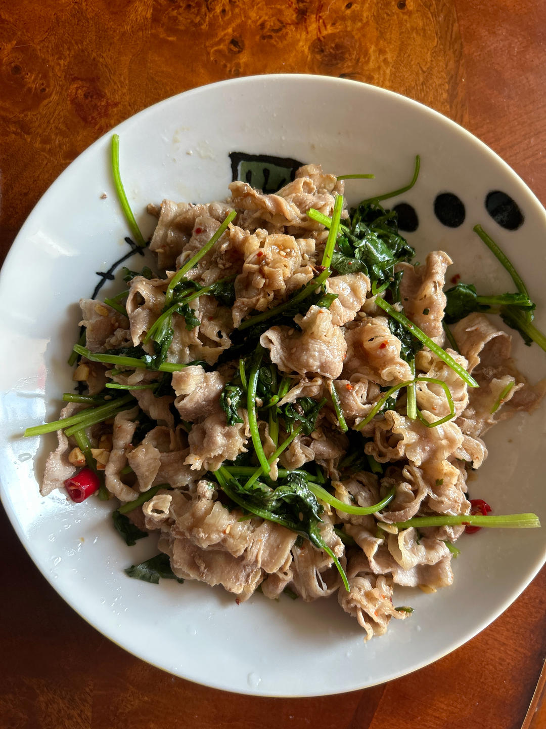 香菜拌肥牛