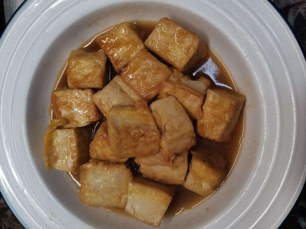 香煎鸡蛋嫩豆腐（超级入味，好吃到添盘～）