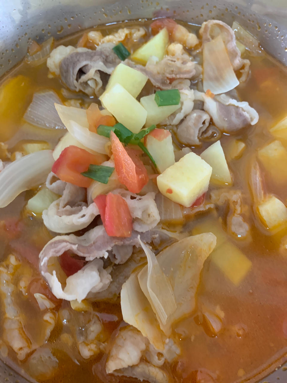 超开胃的番茄土豆肥牛汤‼️下米饭无敌了