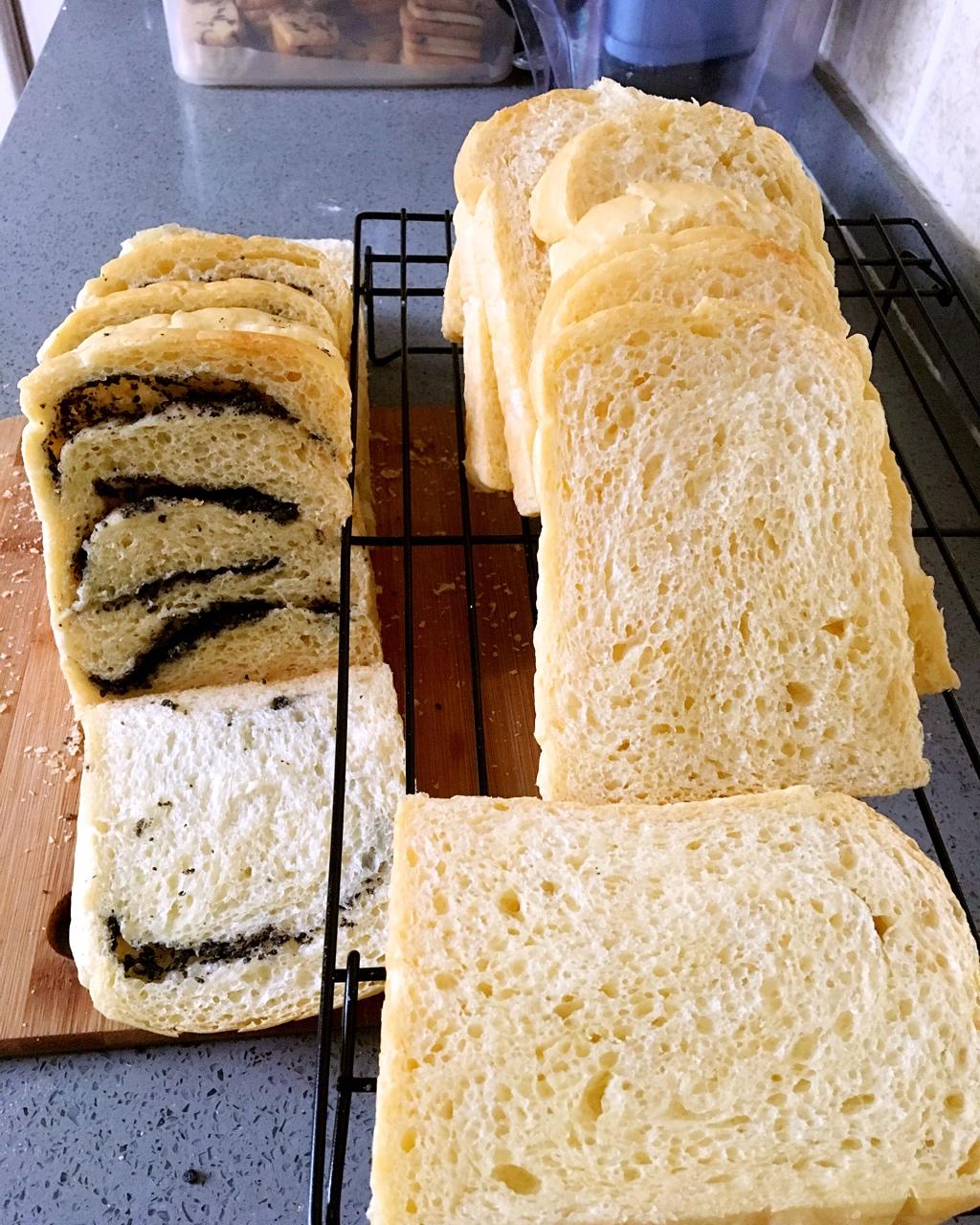 夺命软吐司(๑´ڡ`๑)超软拉丝极速方便的一次发酵吐司