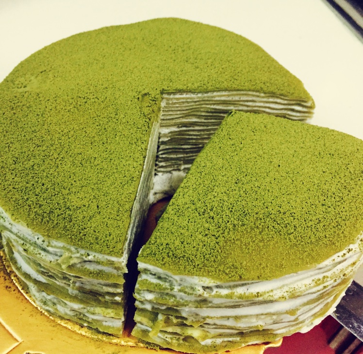 gloriasj做的ladym抹茶千层可丽饼千层蛋糕greenteamillecrepes