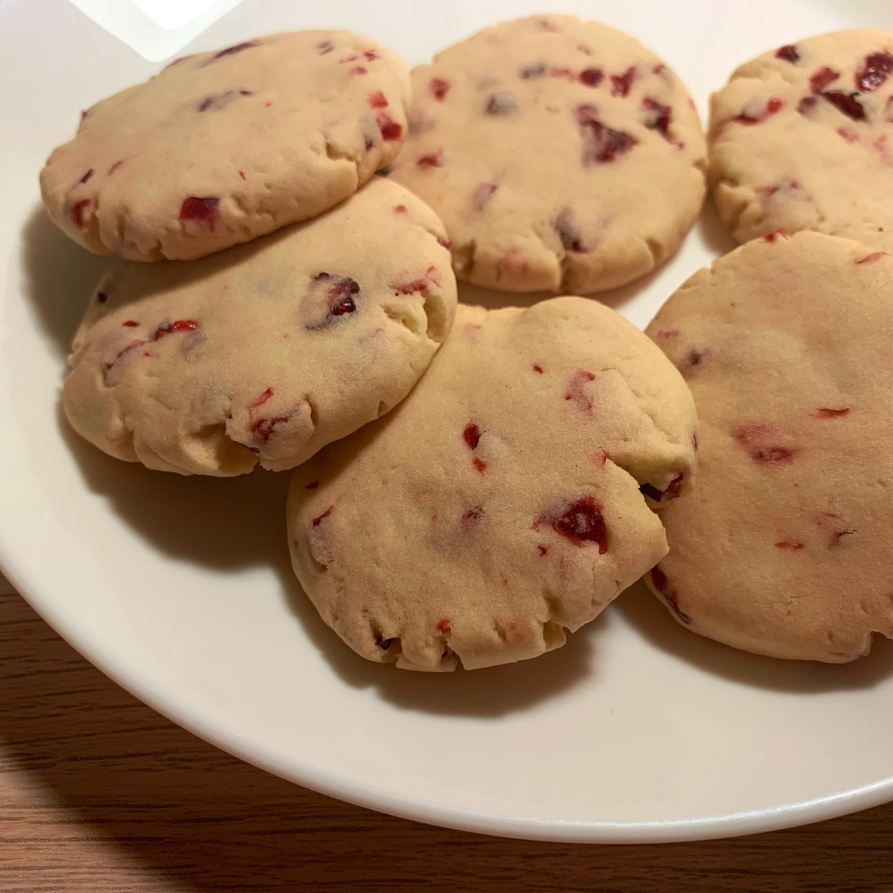 蔓越莓饼干——少油少糖中筋面粉
