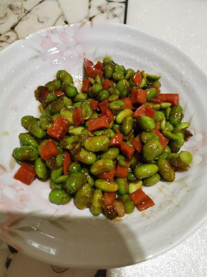 毛豆炒肉