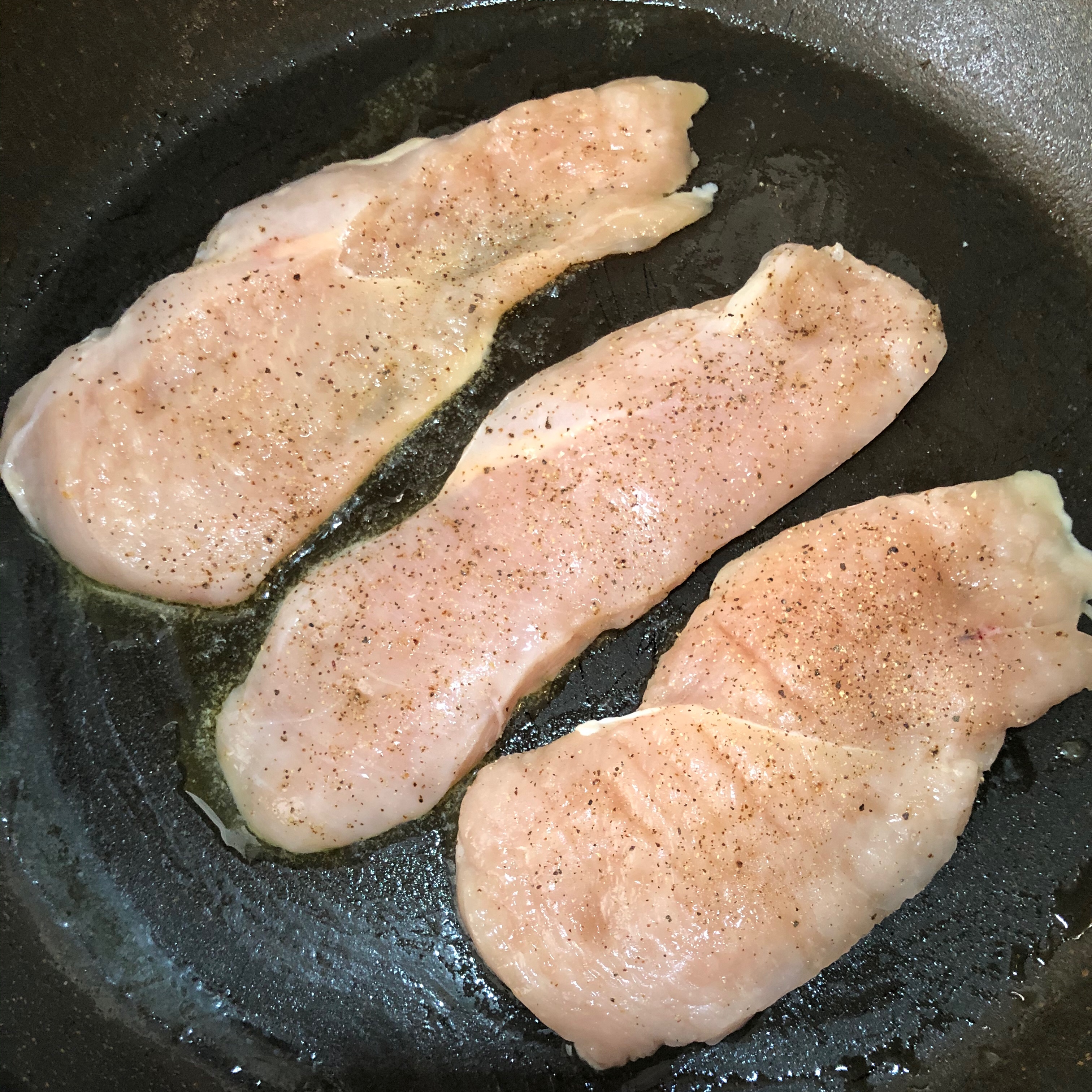 减脂餐 💪香煎鸡脯肉多种做法的做法 步骤3