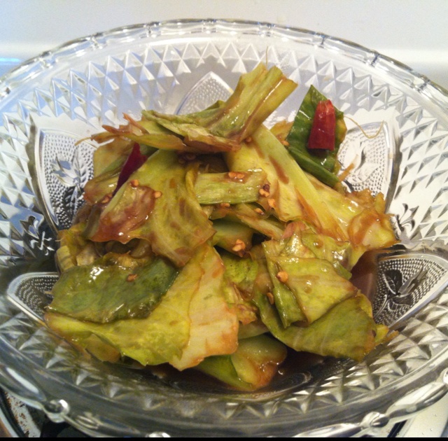 手撕包菜的入味烧法