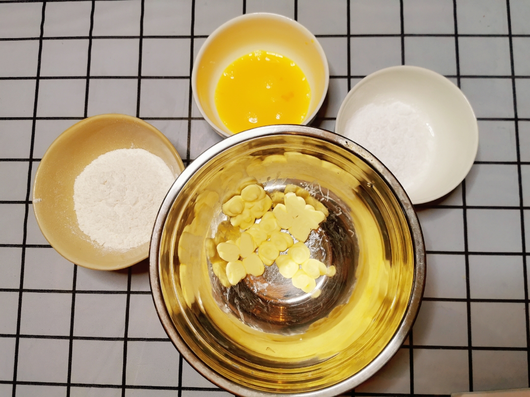 黄油曲奇饼干(无奶油版)的做法 步骤1