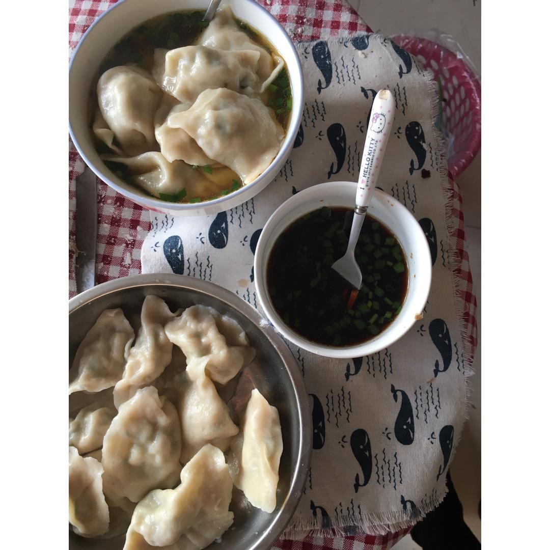韭菜鸡蛋虾仁三鲜饺子