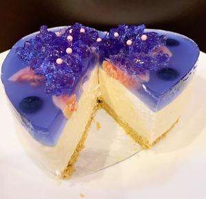 芭乐蓝莓矿物质酸奶慕斯-吃更健康的慕斯的做法 步骤18