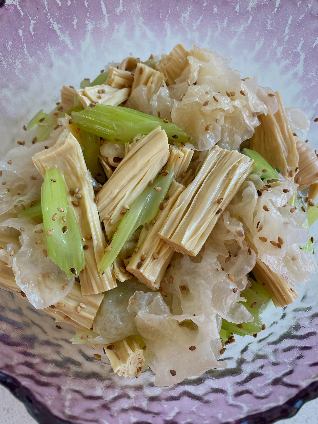 凉拌（腐竹木耳黄瓜）