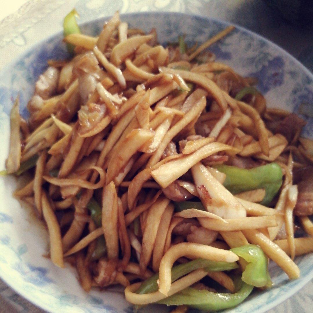 茭白炒肉丝