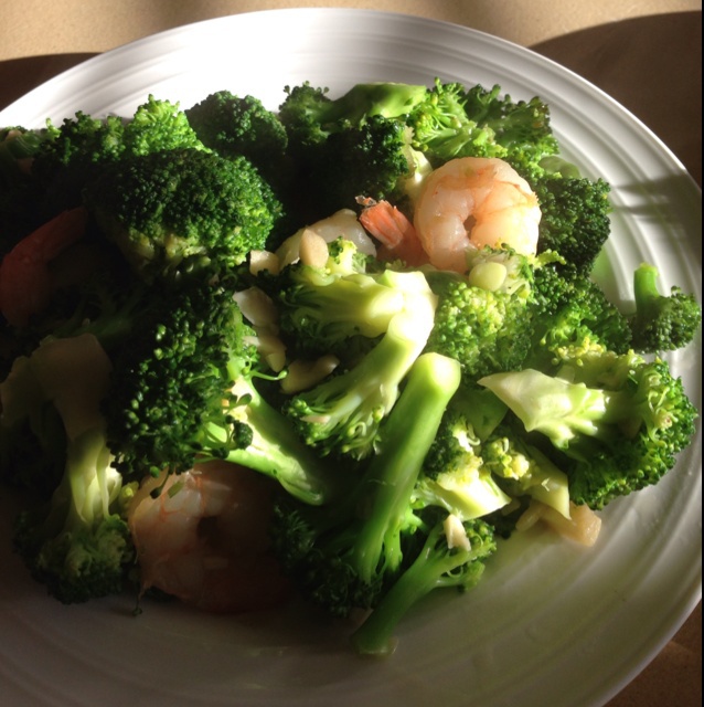 西兰花炒虾仁