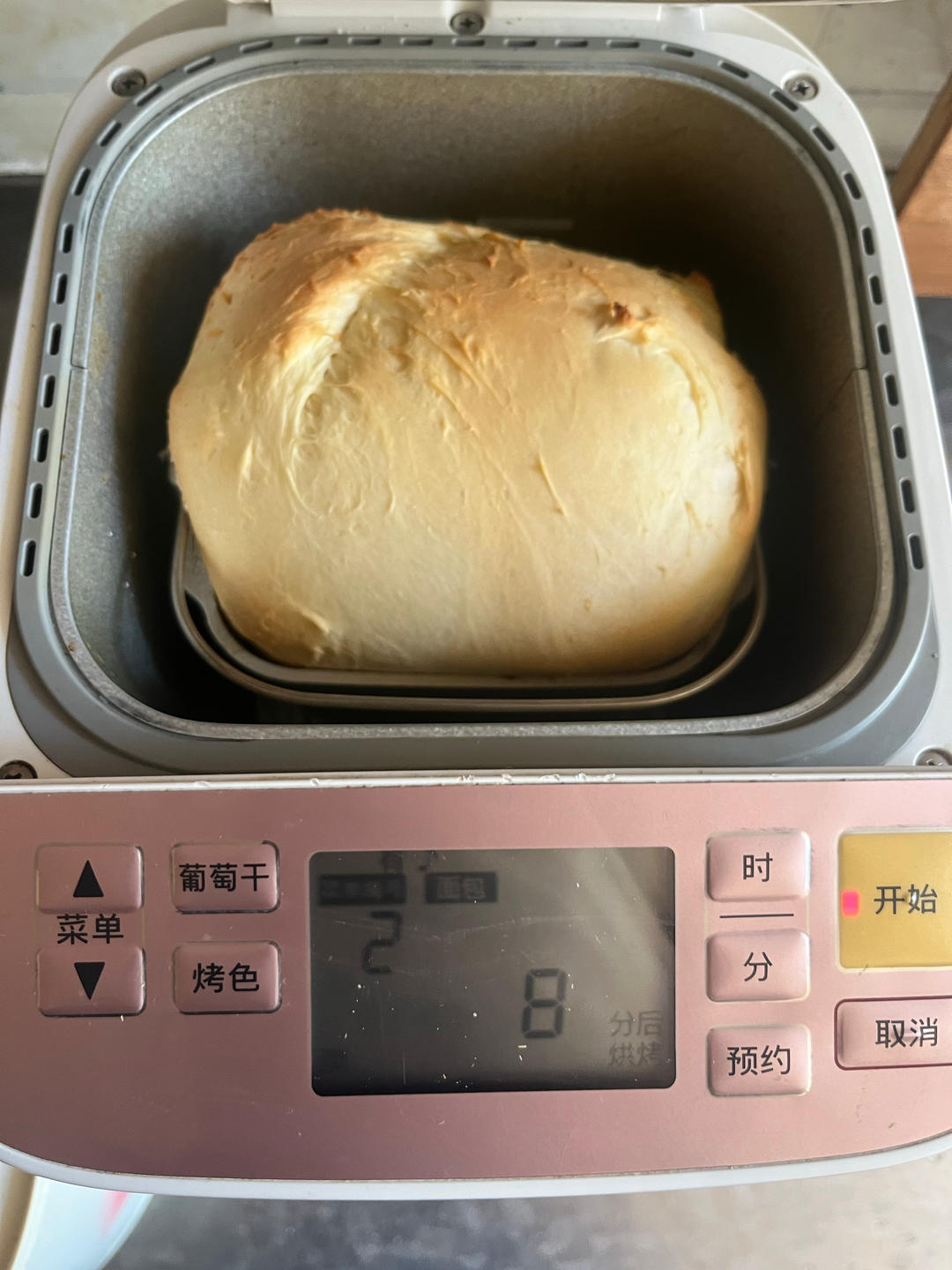 面包机做奶香手撕吐司