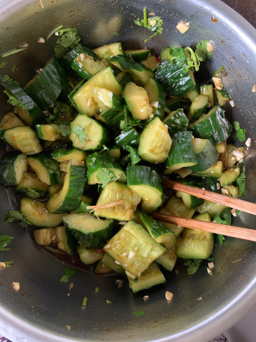 赞不绝口拍黄瓜🥒