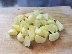 土豆烧鸭块的做法 步骤4