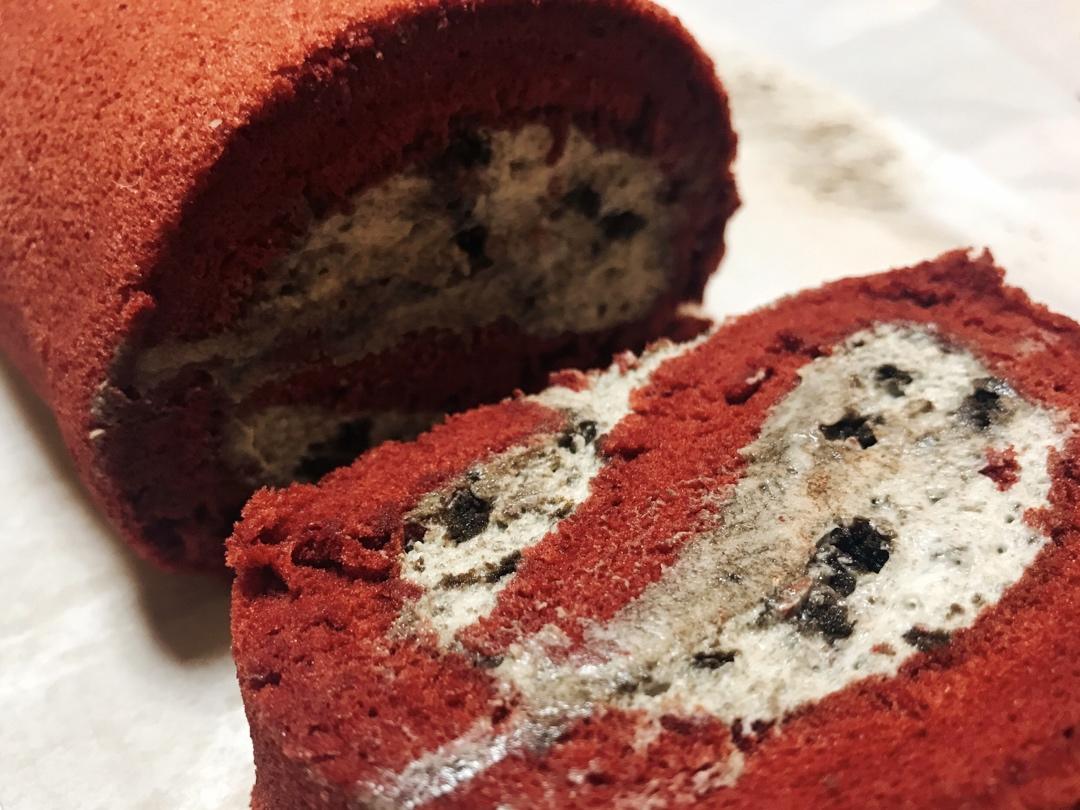 红丝绒蛋糕卷（超详细）