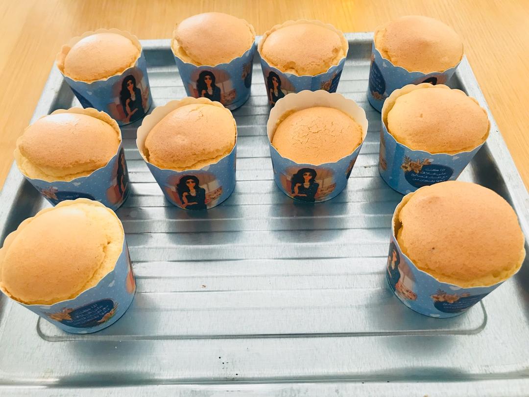 纸杯蛋糕 8寸戚风蛋糕的量