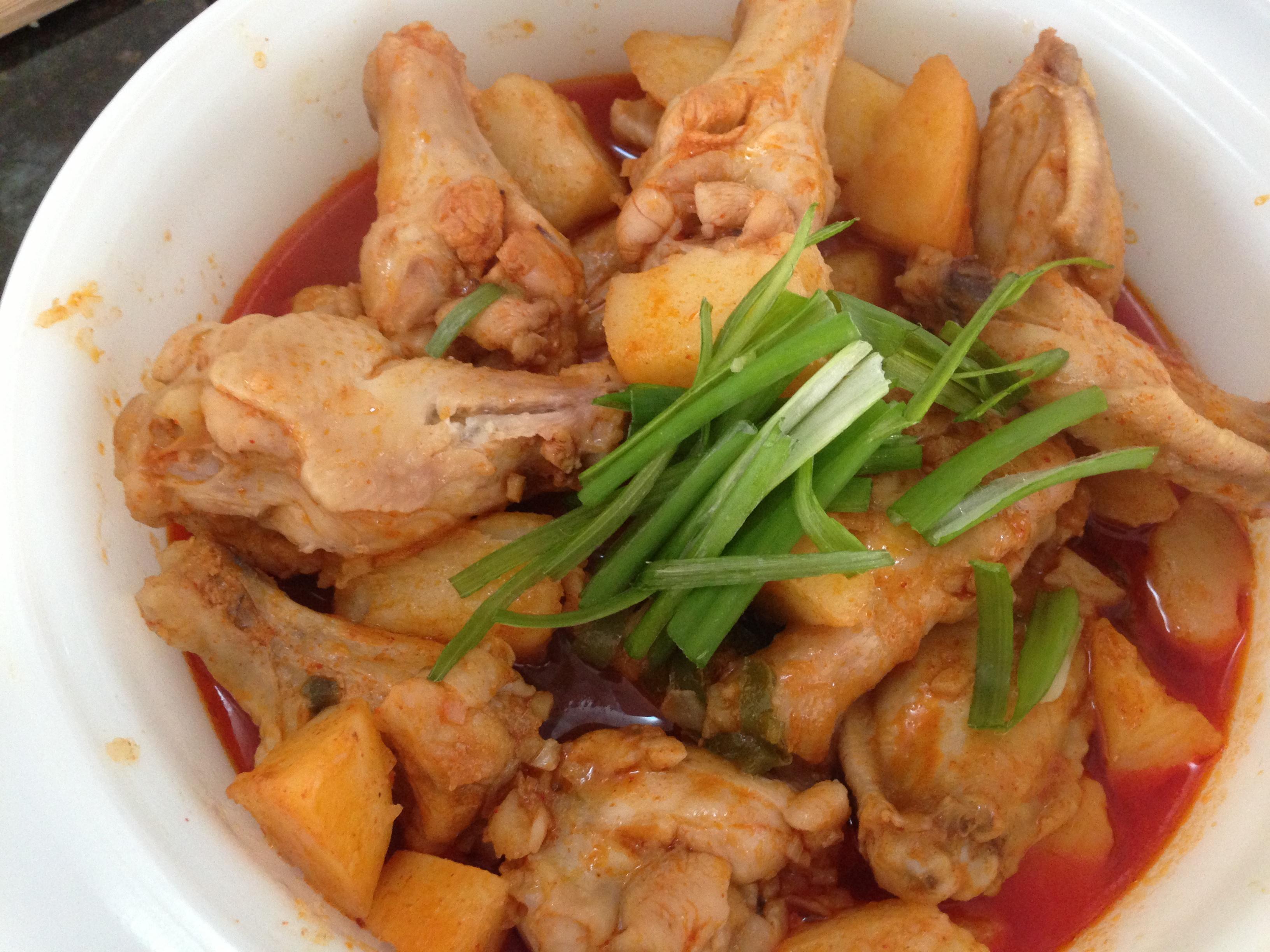韩式土豆鸡翅的做法