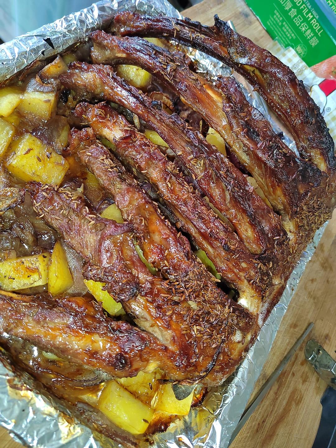 烤羊肉串/孜然羊肉/烤羊排 (烤箱/空气炸锅版)