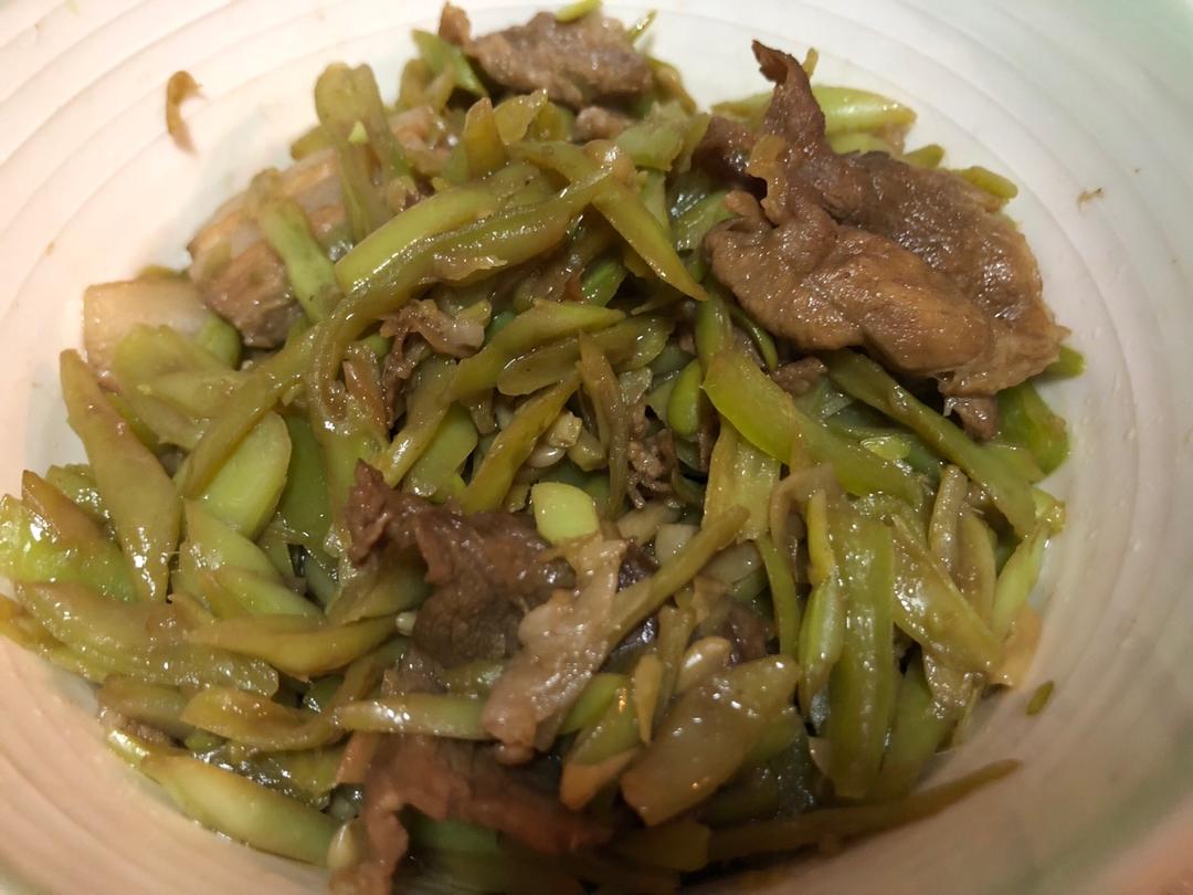 豆角丝炒肉