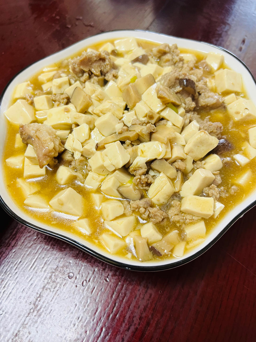 肉末嫩豆腐｜嫩滑口感爽口！这道快手菜超级下饭！！（减脂少油版）
