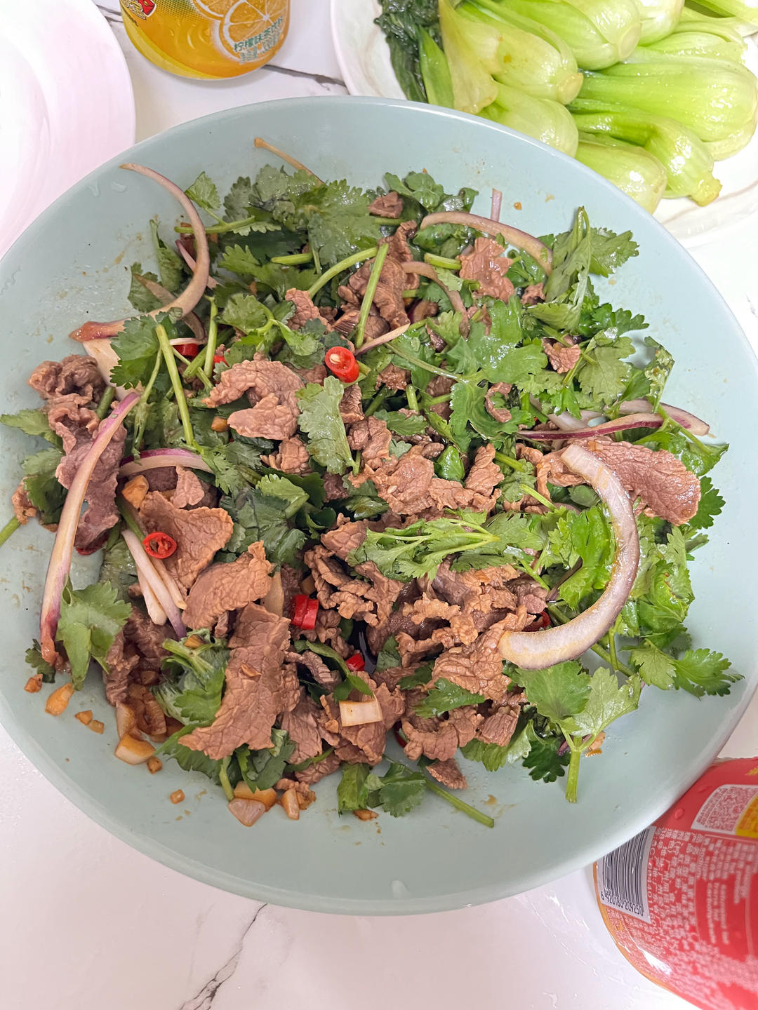 超级快手香菜拌牛肉
