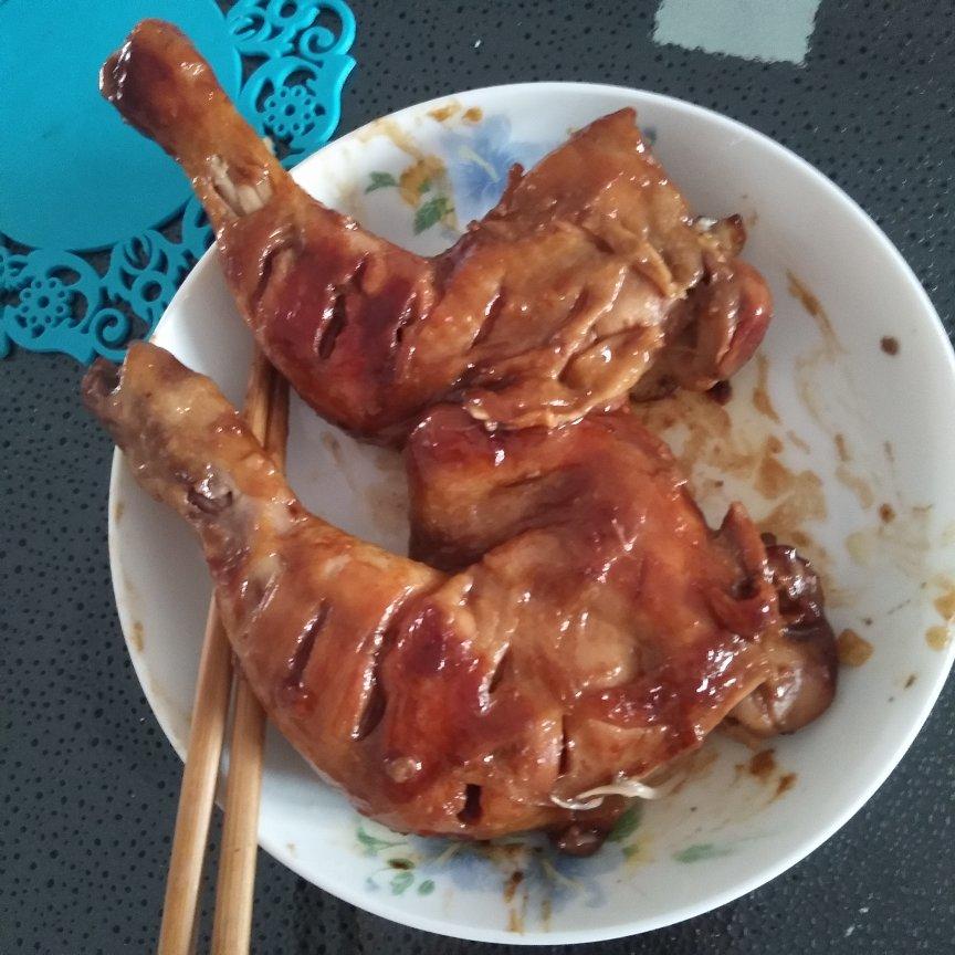 手机用户6050_1ktq做的电饭锅烤鸡腿