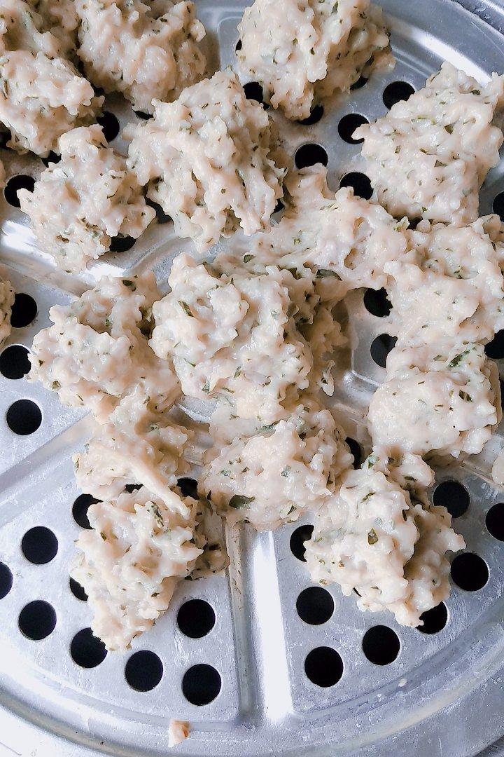 宝宝辅食之豆腐肉丸