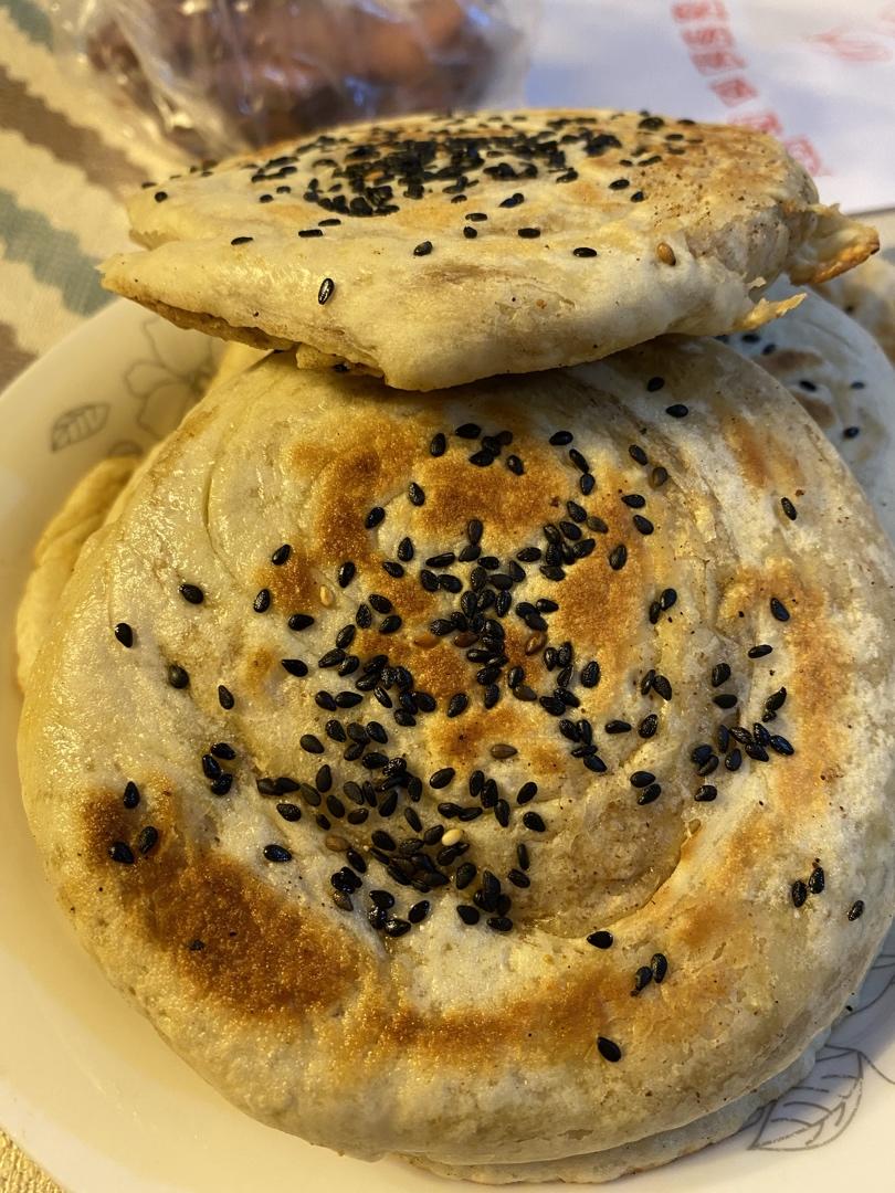 咸香可口的油酥烧饼