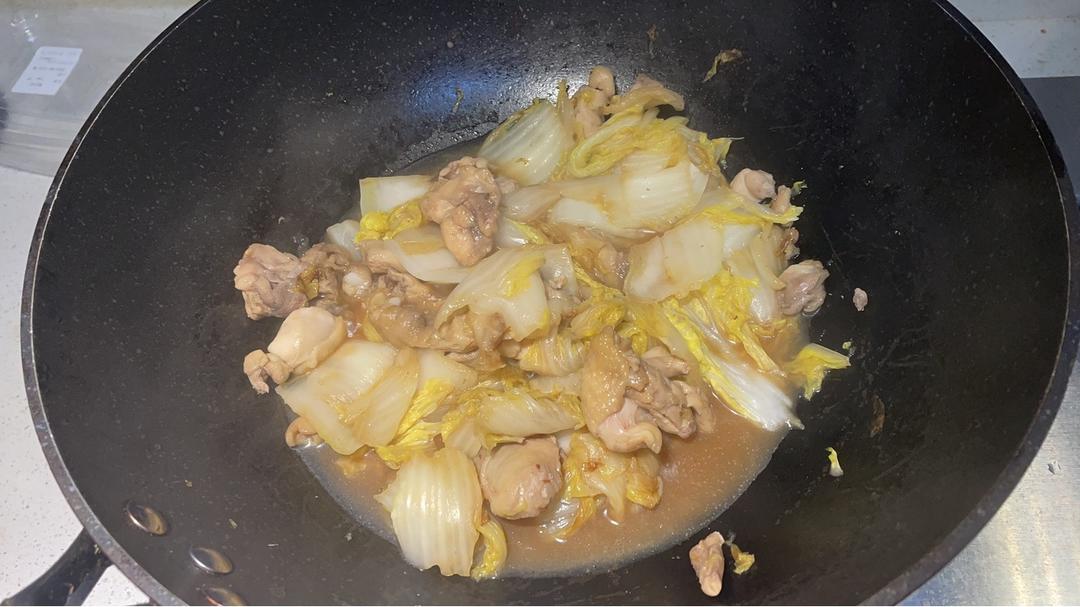 无水白菜鸡腿锅的做法