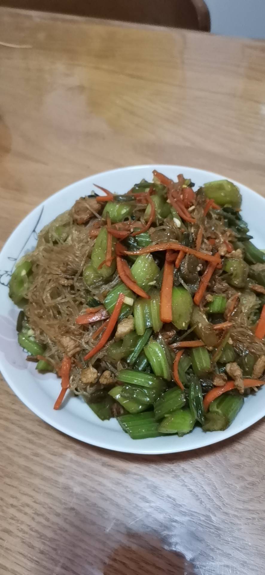 东北名菜-芹菜炒粉