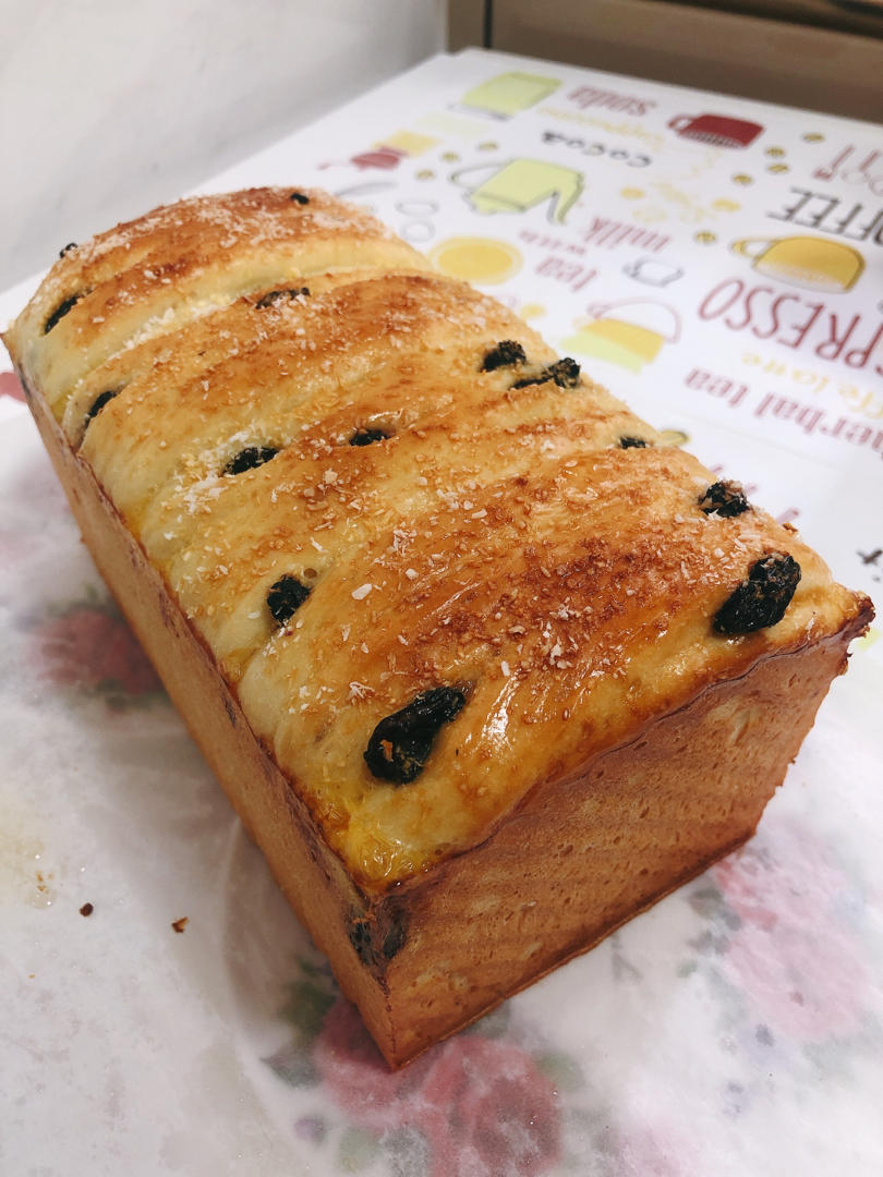 手撕蔓越莓炼乳吐司