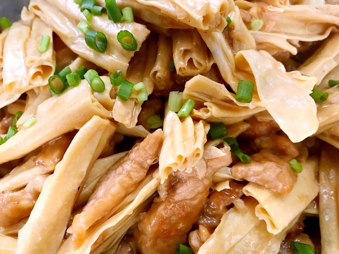 恋上燕做的腐竹炒肉片