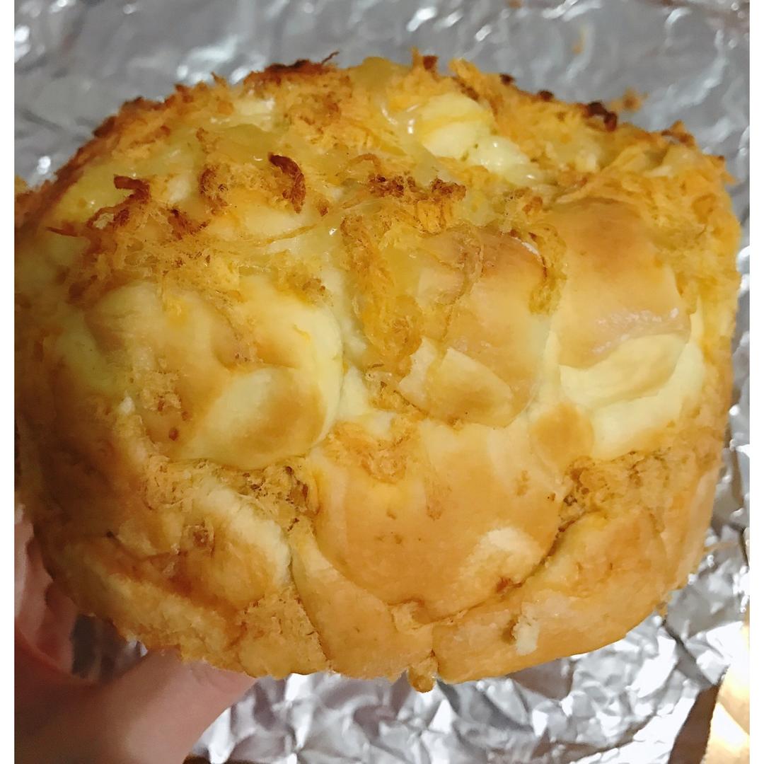 肉松手撕面包—超软会爆浆的面包哟
