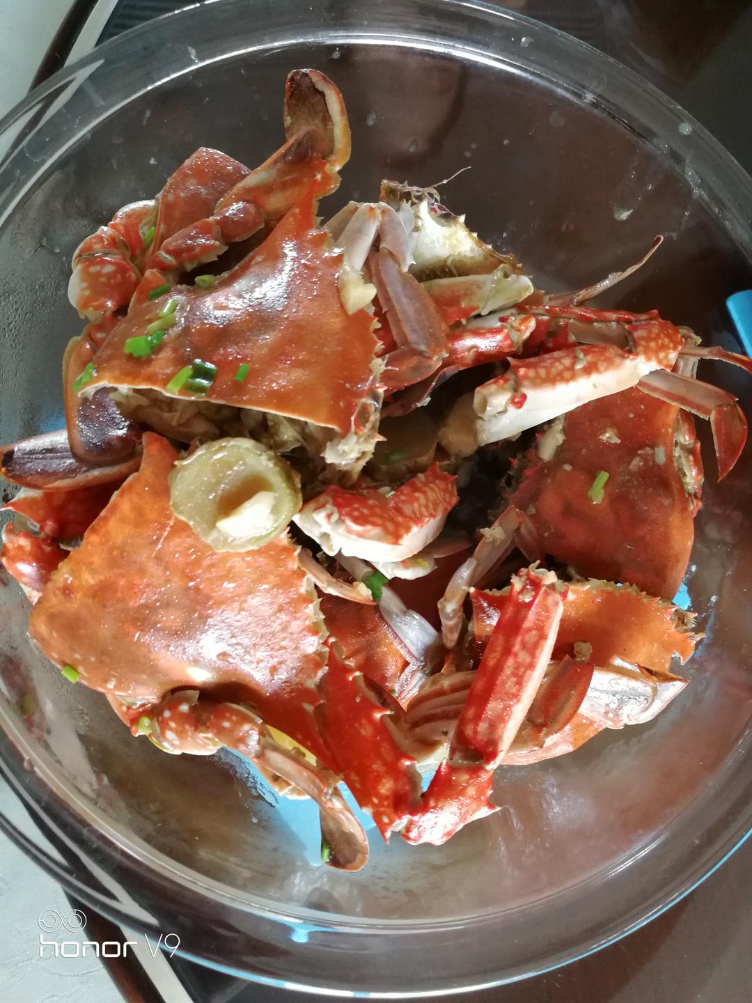 姜葱炒梭子蟹