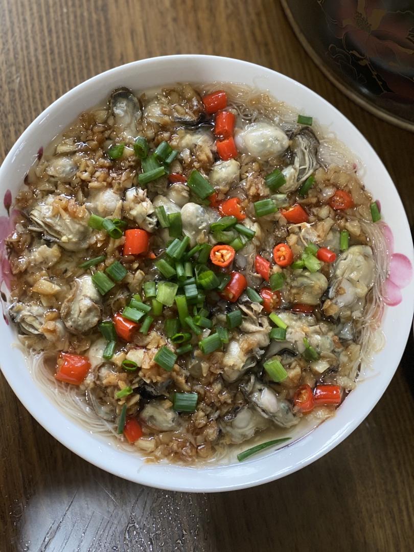 蒜蓉粉丝蒸蚝仔牡蛎肉
