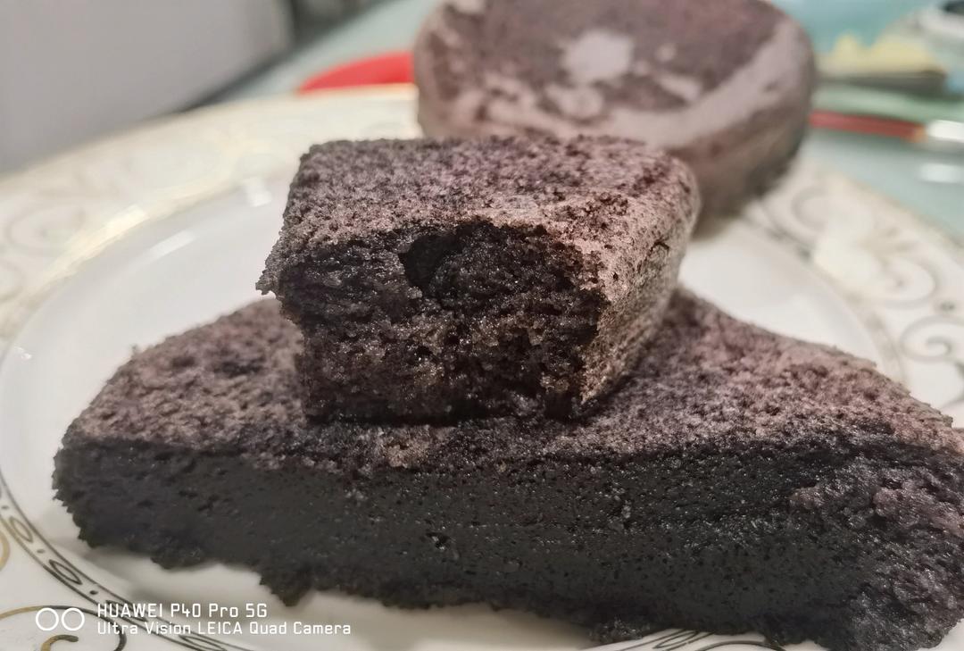 糯糯的香香的黑米糕