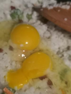 生酮花椰菜鸡蛋炒饭的做法 步骤4