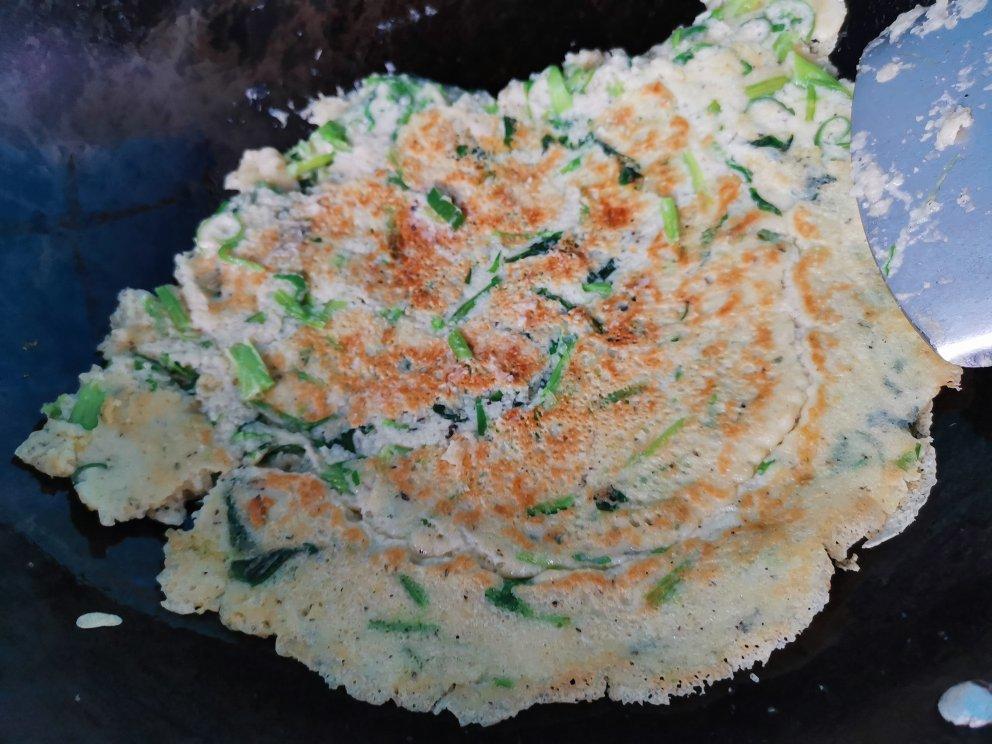 豆浆渣香葱饼