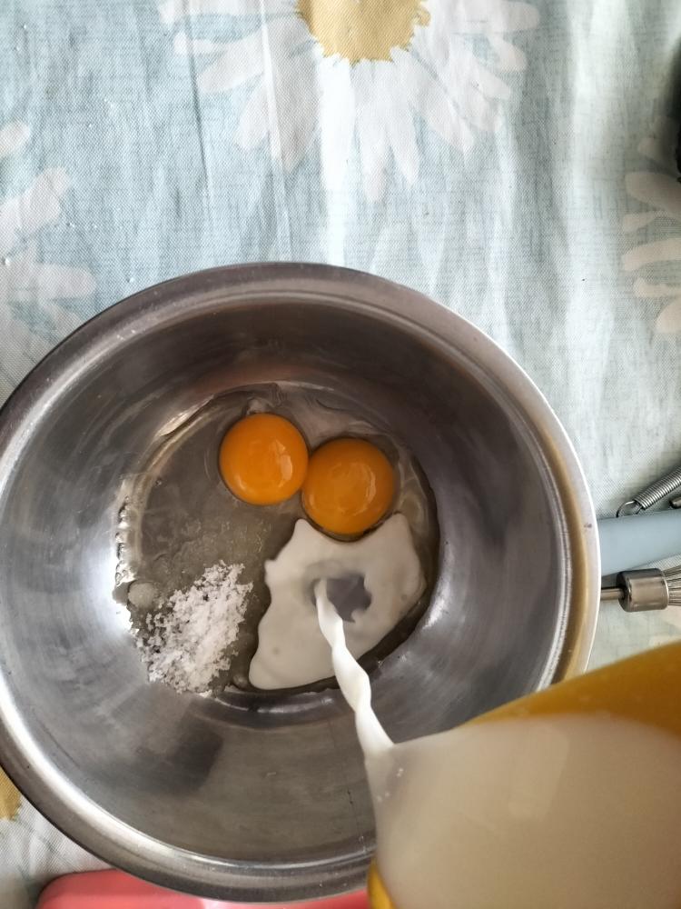 纯奶手撕吐司的做法 步骤1