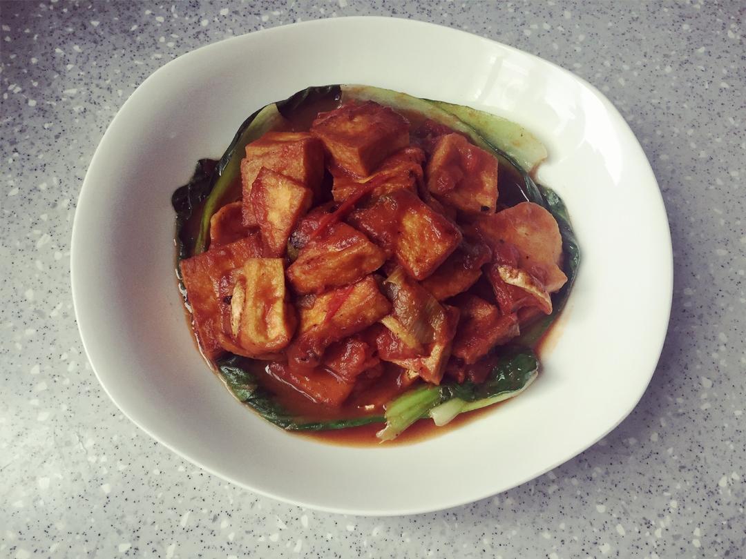 快手菜---酸甜番茄豆腐