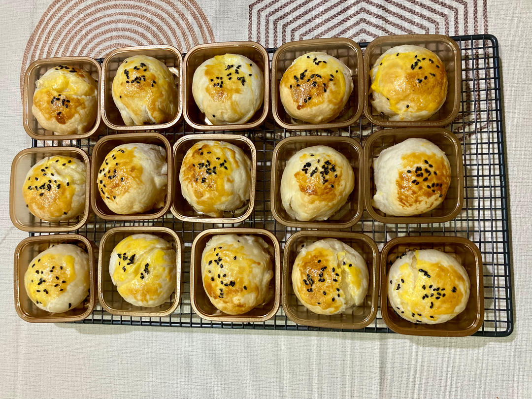 雪绒芝士奶黄酥