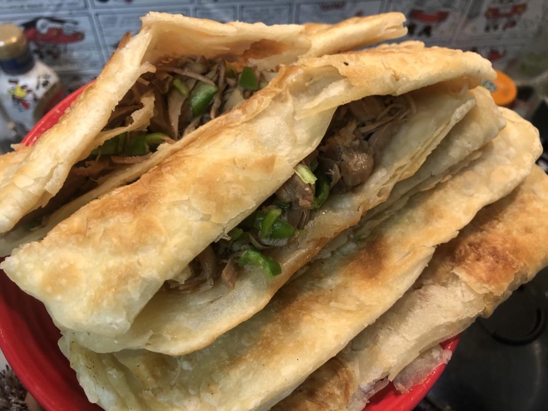 香酥夹肉火烧（河间驴肉火烧）