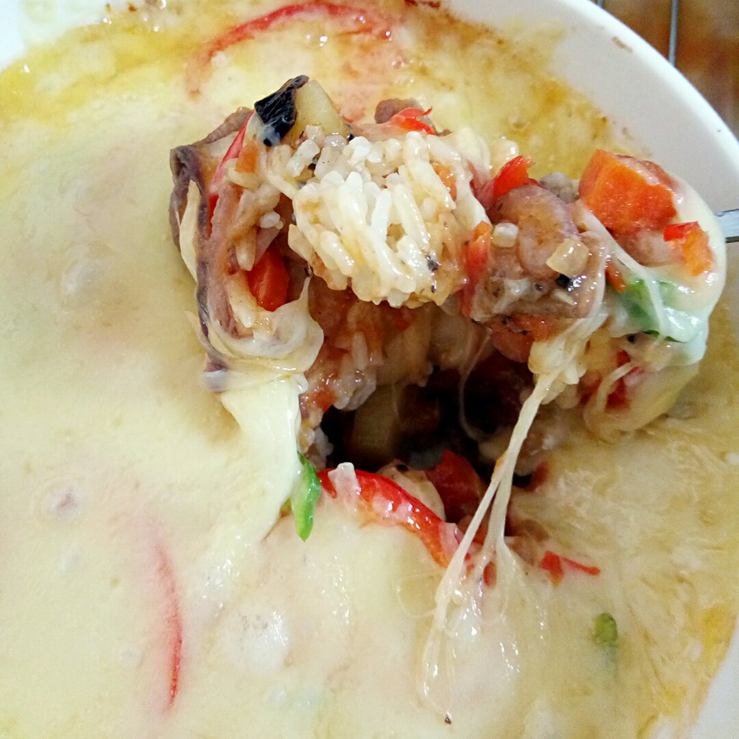 番茄鸡肉浓情焗饭【两人份】