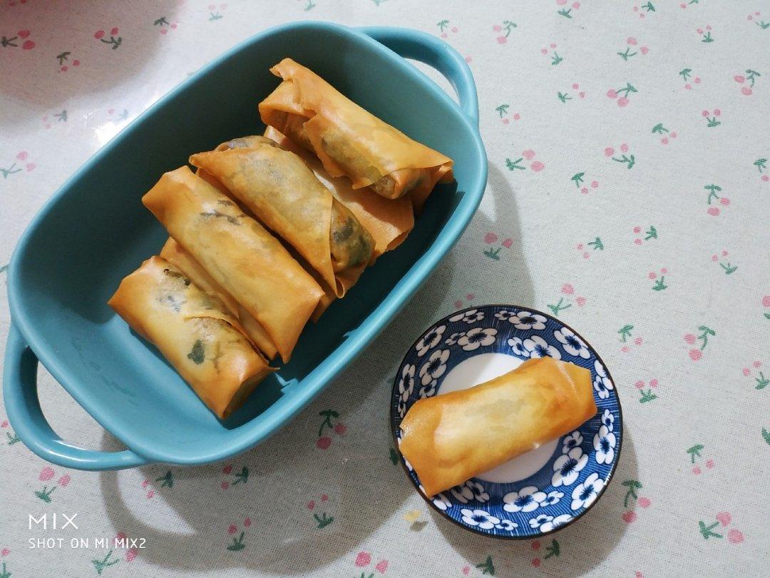 上海春卷——黄芽菜冬笋香菇肉丝馅