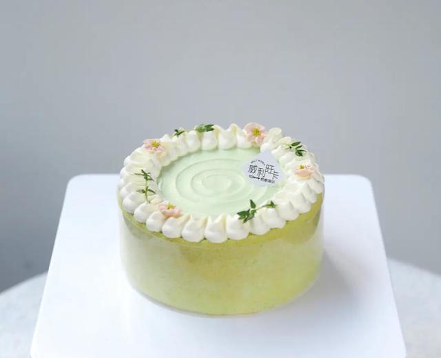 火爆新加坡的斑斓绿蛋糕！斑斓开心果蛋糕的做法